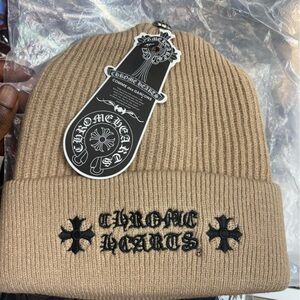 Chrome Hearts Beige Knit Hat
